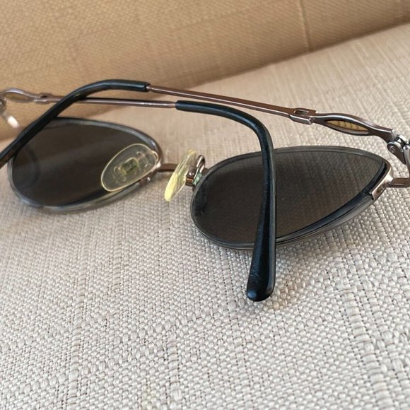 Elle Women Vintage Glasses Frame Half Rim Eyeglasses Bronze Tone EL2579 main image 4